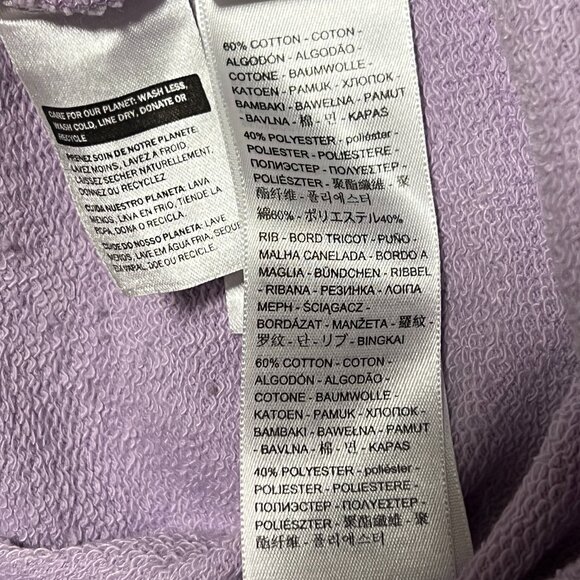 Levi's Mauve Purple Logo Hoodie Size S - Picture 4 of 4